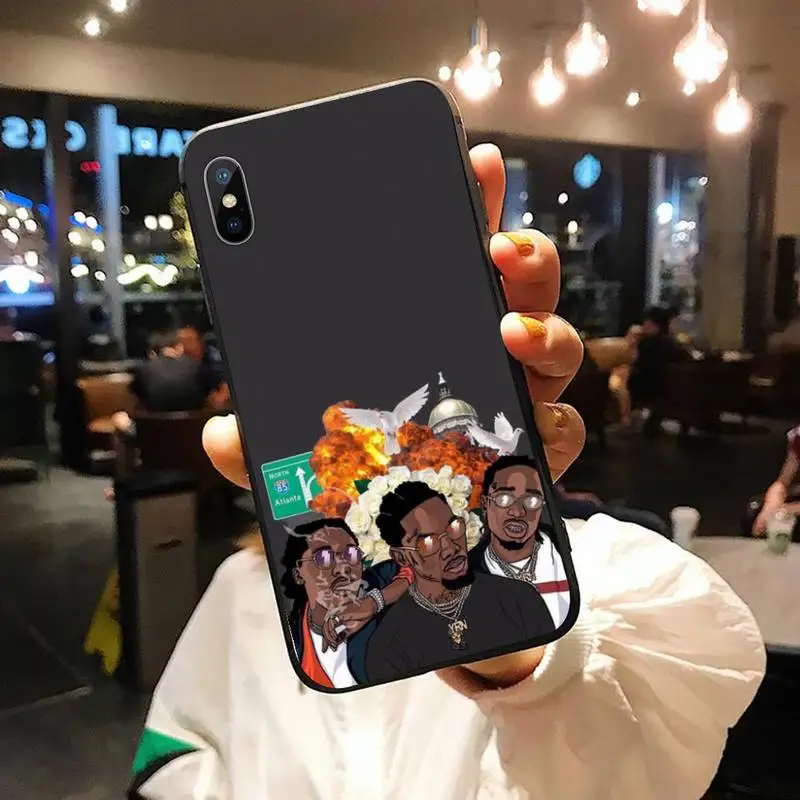 

Rap group Quavo Migos high quality luxury Phone Case coque for iPhone 11 12 pro XS MAX 8 7 6 6S Plus X 5S SE 2020 XR