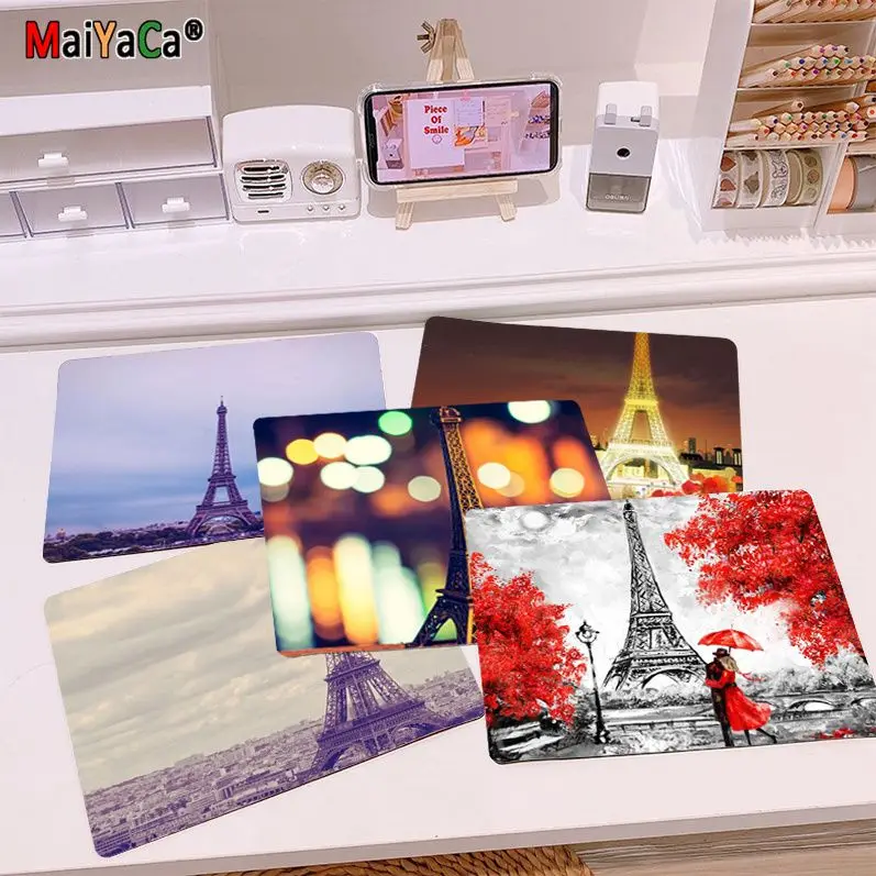 MaiYaCa Custom Skin Eiffel Tower in Paris Beautiful Anime Mouse Mat Top Selling Wholesale Gaming Pad mouse top 10 paris