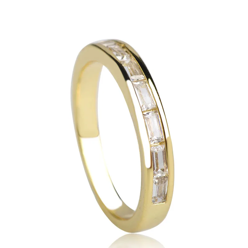 MECHOSEN Cubic Zirconia Rings For Women Men Gold Color Rhinestone Anel Aros Fine Stones Engagement Gothic Crown Jewelry | Украшения и