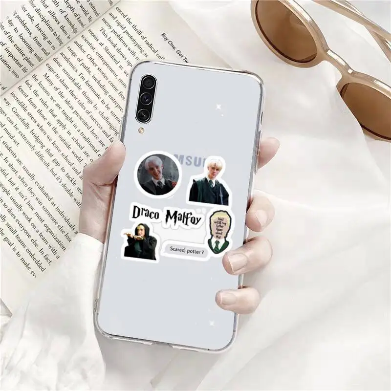 

Draco Malfoy potter friend Phone Case Transparent for Samsung A71 S9 10 20 HUAWEI p30 40 honor 10i 8x xiaomi note 8 Pro 10t 11