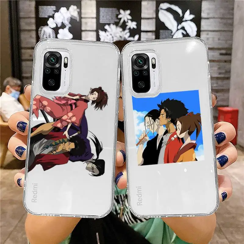 

Samurai Champloo anime Phone Case Transparent for Xiaomi redmi note x f poco 10 11 9 7 8 3 i t s pro cover shell coque