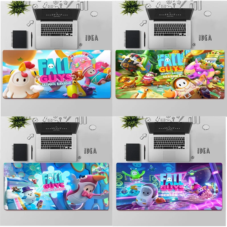 

Gaming Mouse Pad Large Mouse Pad PC Gamer Computer Mouse Mat Fall Guys Ultimate Knockout Mousepad Keyboard Desk Mat Mause Pad