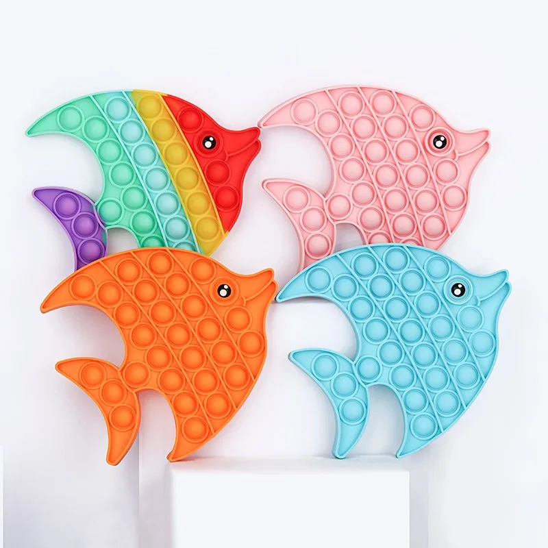 

Push Fidget Toys Simpl Dimmer Antistress Free Shipping Stress Relief Silicone Pressure Relieving Fish Toys For Adults Kids