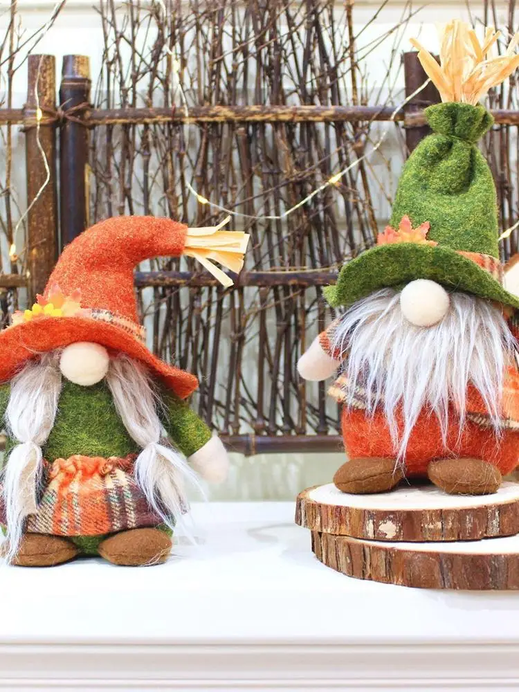 

Christmas New Faceless Dwarf Doll Handmade Good Luck Desktop Desktop Decorations Hot Sale