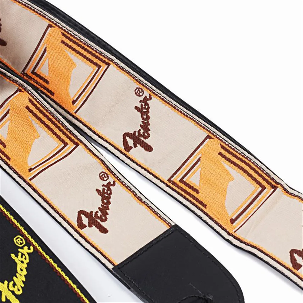 Регулируемый гитарный ремень клип ремень, гитара Fender ремень с кожаными концами электрическая Народная гитара Гавайские гитары универсальные акустические аксессуары