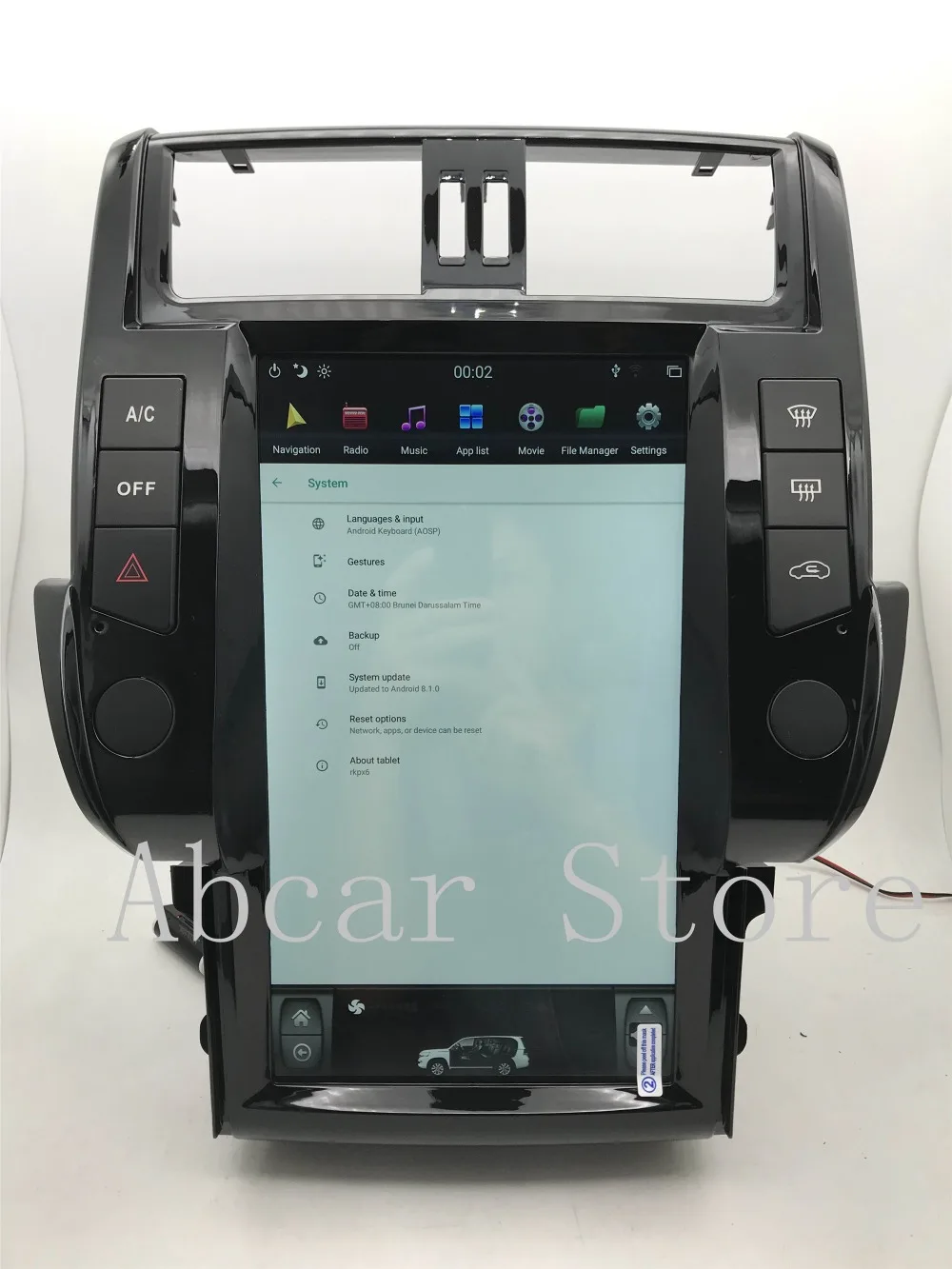 13,6 ''Tesla стиль Android 8,1 ips автомобильный dvd-плеер gps навигация для Toyota Land Cruiser Prado 150 радио