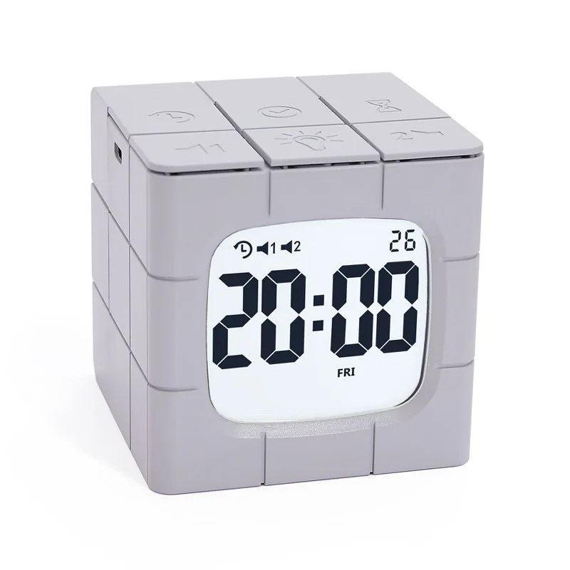 

1PCS Creative Gifts Crafts Lazy Alarm Clock Night Light Digital Clock Gifts Electronic Desktop Clock Home Decoration Clock LD392