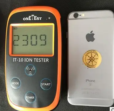 Новинка 2019 Квантовый экран 24K золото отрицательные ионы антирадиационная