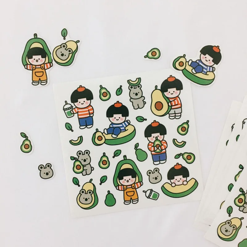 Лидер продаж Симпатичные забавные наклейки из ПВХ для девочек с уплотнением