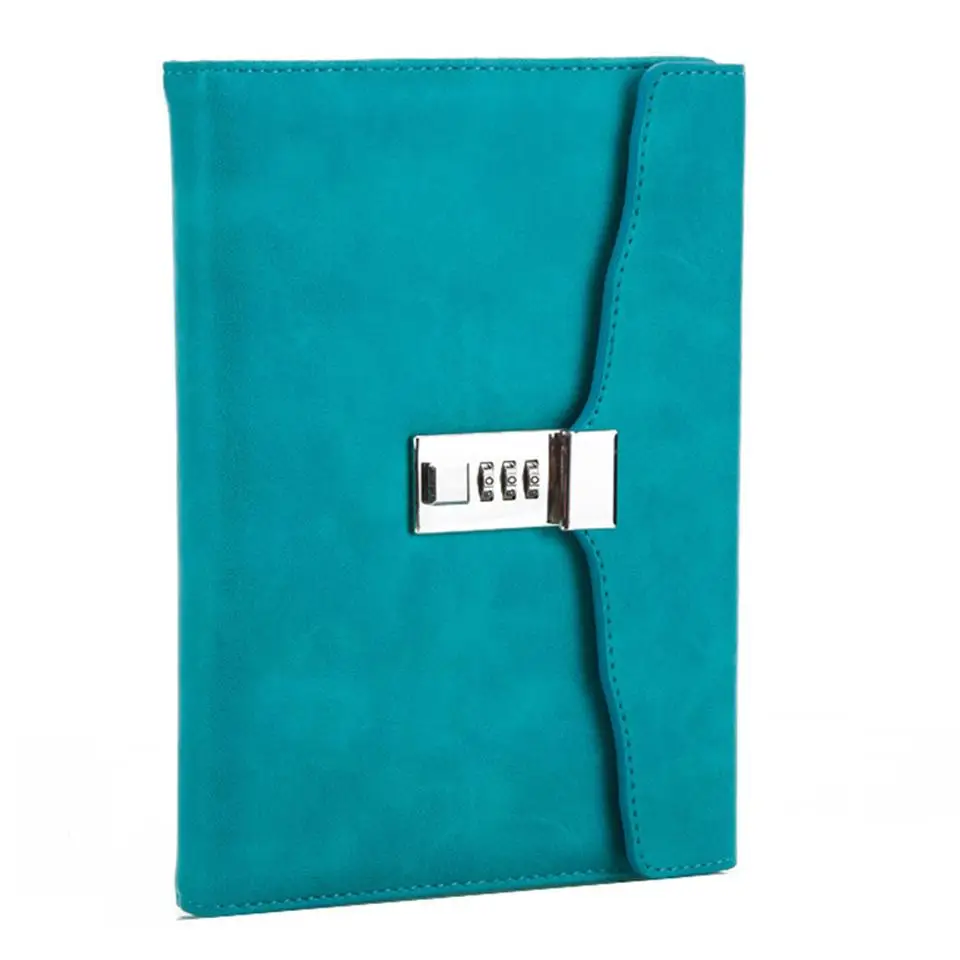 A5 замок для дневника простой Тетрадь Роскошные деловая кожаная записная книжка с