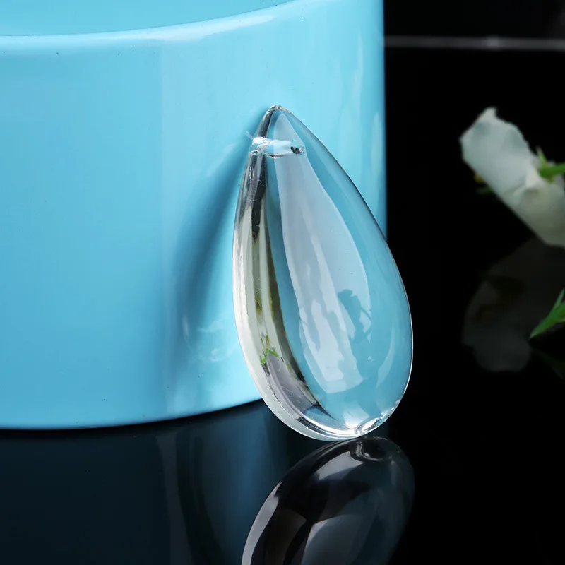 Camal 10 шт. 36 мм плоская Хрустальная подвеска в форме капли, призма, люстра, свадебная занавеска для вечеринки, искусственное украшение