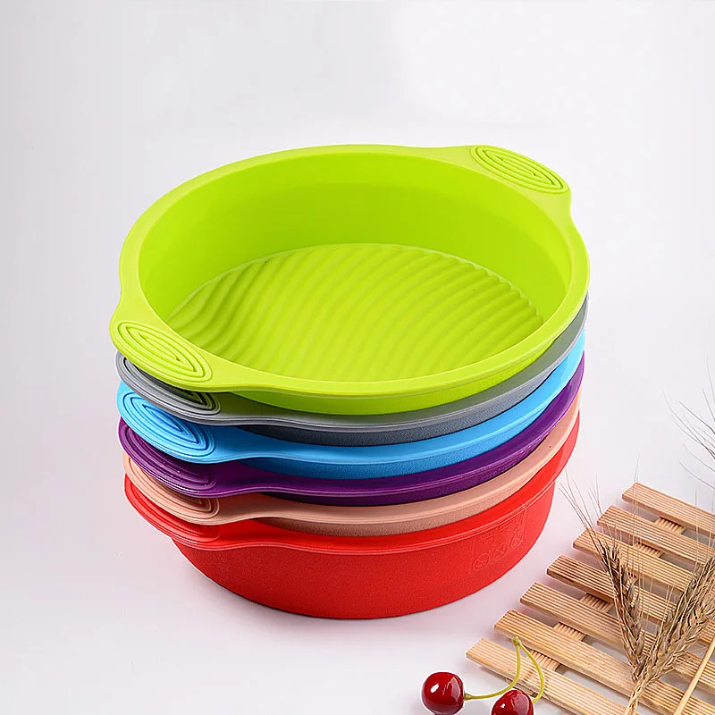 

Силиконовая многослойная форма для торта, 9-10 дюймов, круглая силиконовая форма для хлеба форма для выпечки хлеба, форма для торта, антиприга...