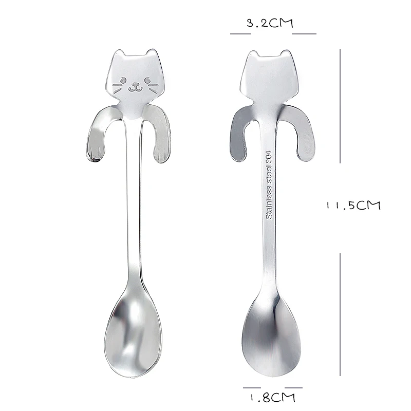 1 шт. десертная ложка из нержавеющей стали|Кофейные совки| |