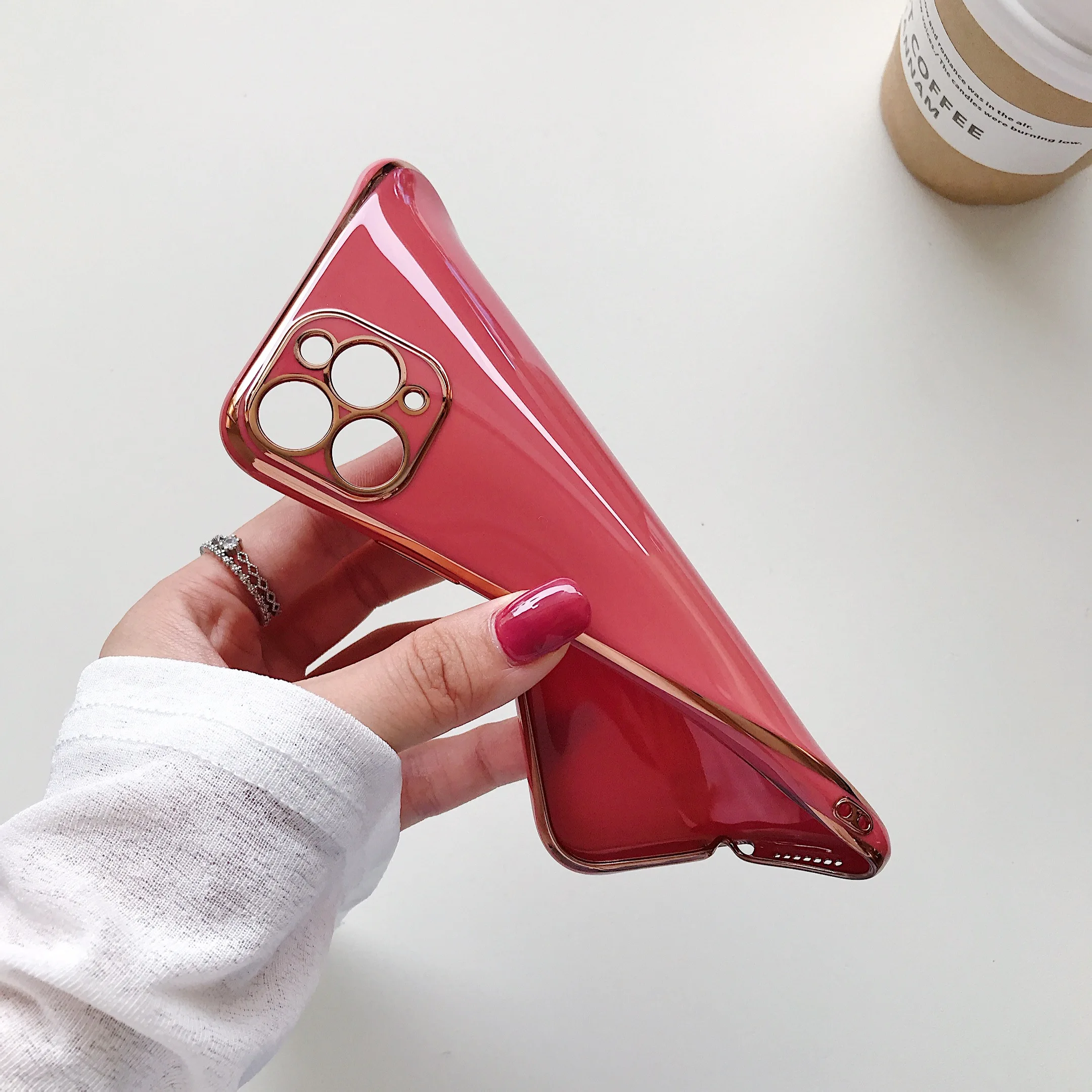 Роскошный мягкий защитный чехол с покрытием для телефона iPhone 11 Pro X XR XS Max 6 7 8 Plus SE 2