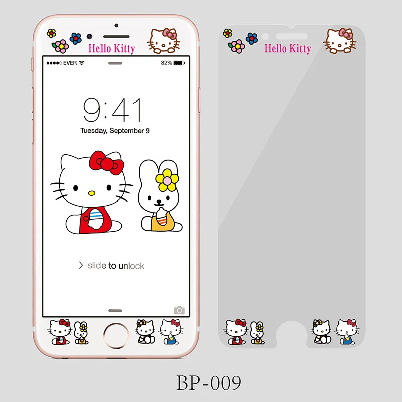 Прелестная мультяшная стеклянная пленка RLENDA для Apple iPhone 8 7 6 6S plus закаленное