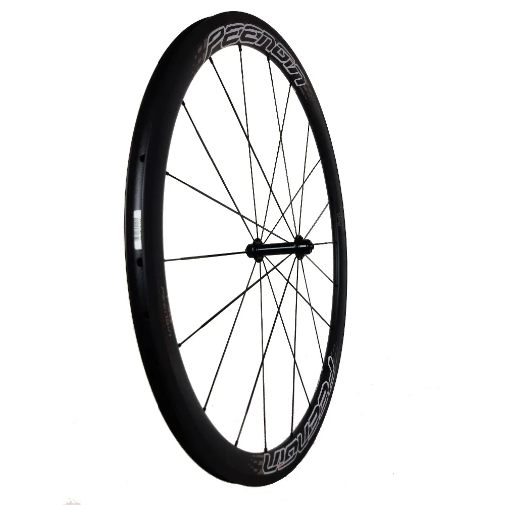 Колесная пара U-профиля шириной 25 мм карбоновое колесо для велосипеда 38