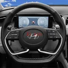 Кожаный чехол рулевого колеса для Hyundai 2021 Tucson l Elantra Sonata