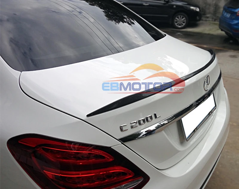 Домашний/для MERCEDES BENZ / W205 OE стиль Настоящее углеродное волокно спойлер крыла