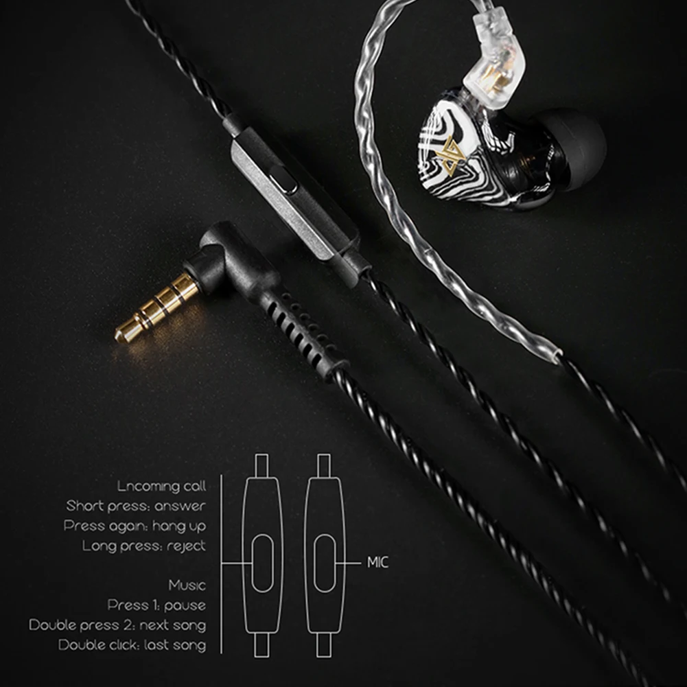 AUGLAMOUR T100 съемный кабель HiFi Музыка Бег спортивные наушники-вкладыши наушники с шумоподавлением наушники