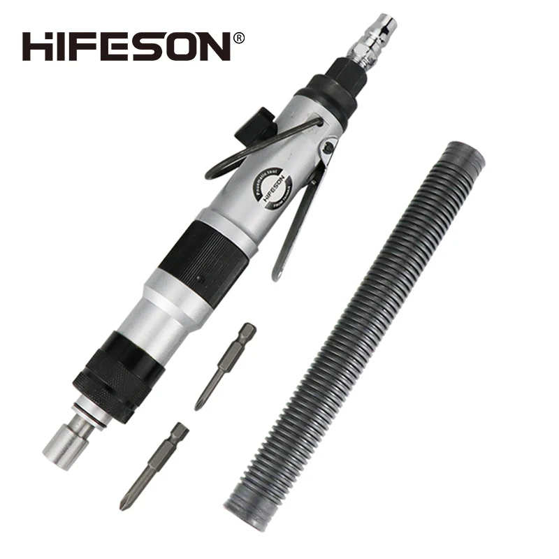 HIFESON 416B Semi Automatic Clutch Type Air Screwdriver Preset Torque Downward Pressing Pneumatic Screwdriver