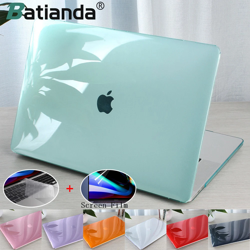 Прозрачный жесткий чехол для Macbook Pro Air M2 M1 2022 2020 Air11 12 13 14 15 16 дюймов Сенсорная