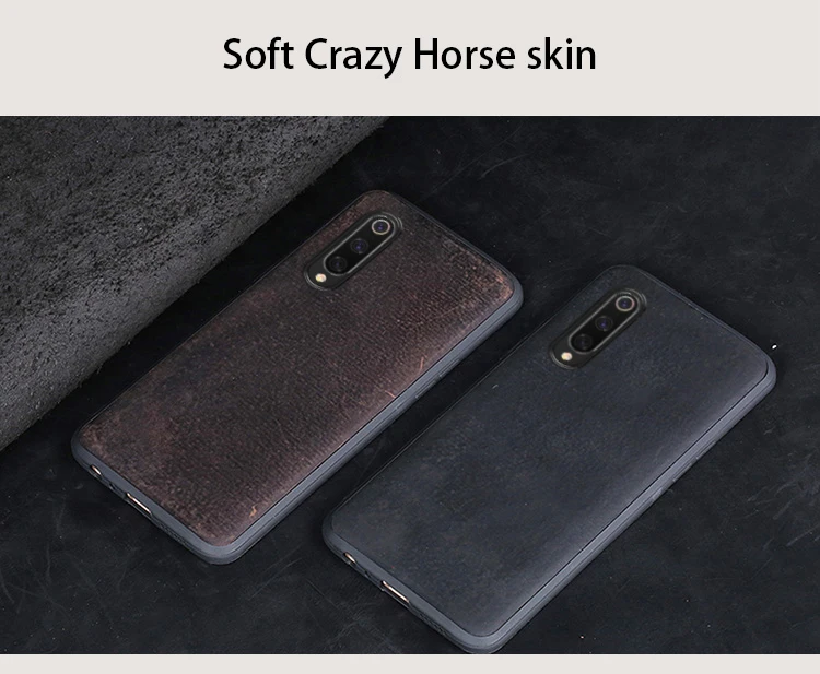 Чехол для Xiaomi mi 8 9 9se 9T A1 A2 A3 Lite из воловьей кожи для Max 3 mi x 2s 3 Red mi 6 7 7a Red mi Note 5 6 7 Pro Crazy Horse