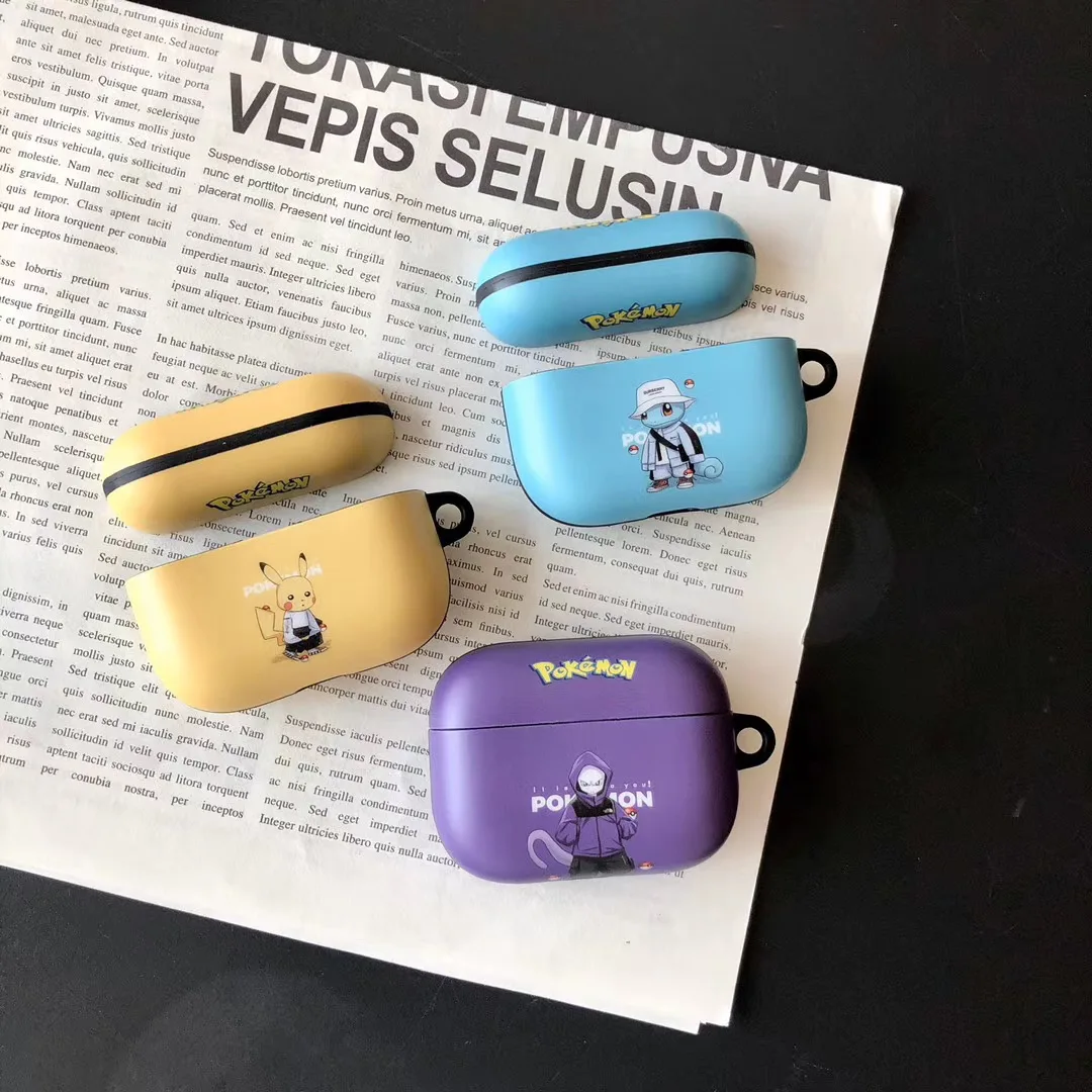 YGK чехол для наушников Airpods Pro силиконовый мягкий Pokemon Anime защитный Apple Air Pods Earpods |