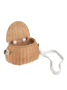 Велосипедная корзина, Детский рюкзак, трехколесный велосипед, скутер, принадлежности для детей, искусственная плетеная корзина, детский велосипед