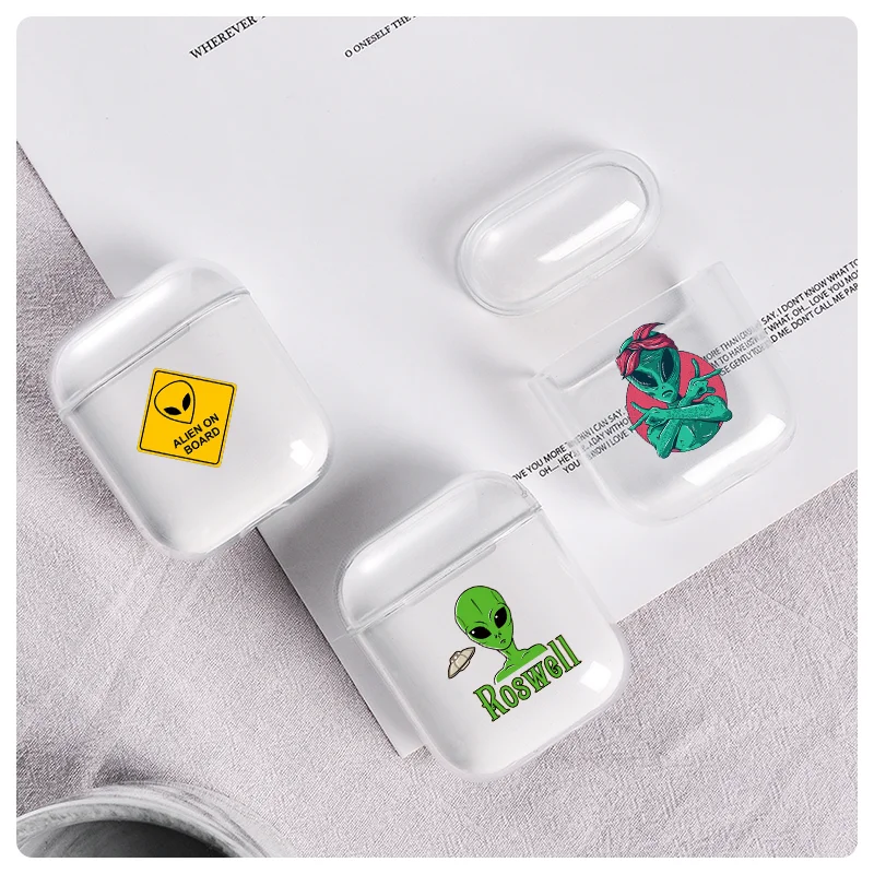 Чехол Airpod для Airpods 2 1 чехол милый мультяшный Мягкий Силиконовый ТПУ Прозрачный