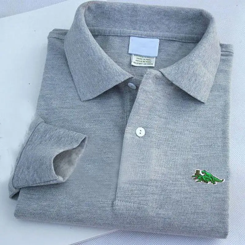 XS 4XL новинка 2020 мужские рубашки поло с длинным рукавом повседневные 100% хлопок