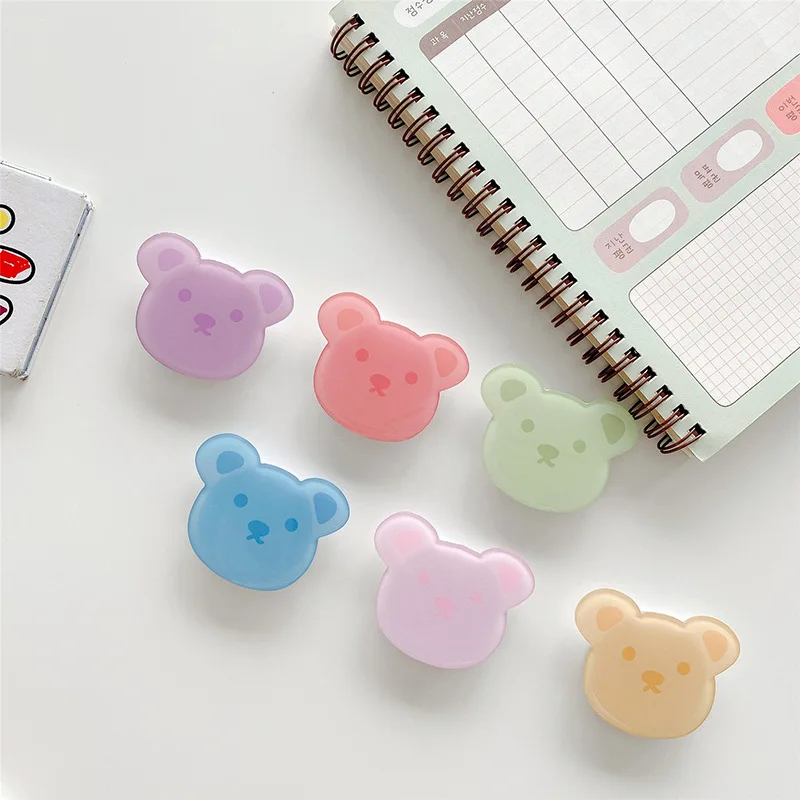 Kawaii Grip Talk Korea держатель для телефона милый мультяшный кролик корова медведь