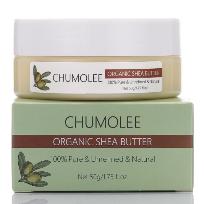 

CHUMOLEE Natural Unrefined Shea Butter oil 50g Maternity Stretch Marks Skin Body Repair Remove Scar hair care handmade soap oil