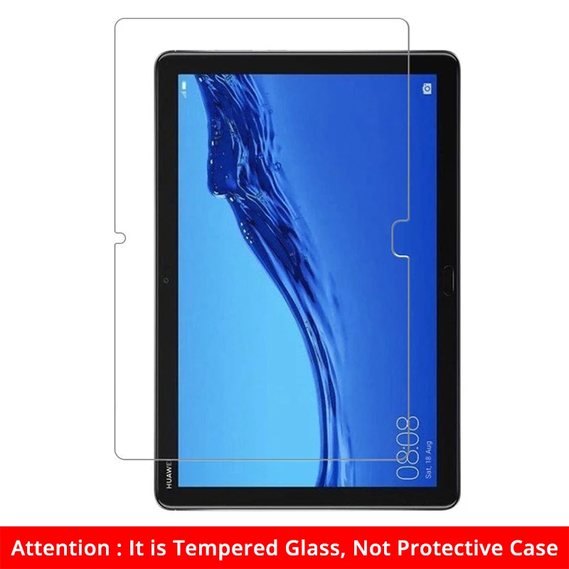 Чехол для huawei MediaPad M5 Lite 10 10,1 BAH2-W19/L09/W09 Ретро подставка из искусственной кожи планшет чехол для huawei M5 Lite 10,1 чехол - Цвет: Glass Film(Not Case)