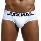 Трусы-Тонги JOCKMAIL мужские, пикантные брифы, джоки, с карманом, хлопковые трусы, трусы для геев, стринги