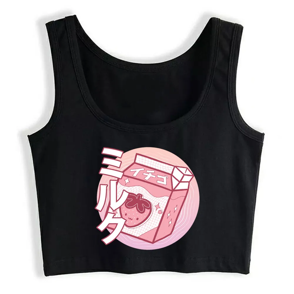 

Crop Top Women Kawaii Pastel Goth Japanese Fashion Soft Grunge Harajuku Tank Top Women Comic Women Clothes