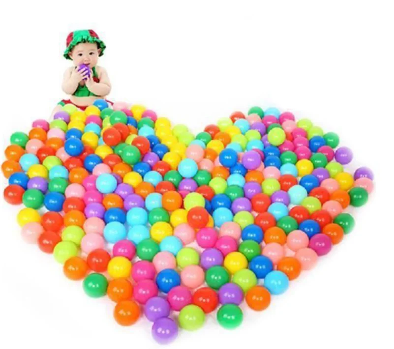 50/100 Pcs Fun Sports Colorful Oversized Eco-Friendly Soft Plastic Water Pool Ocean Wave Ball Outdoor Indoor Baby Funny Toys | Игрушки и