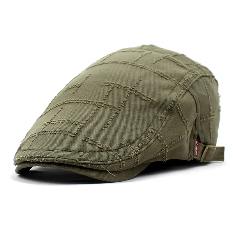 

2021 New Beret Make Old Retro Men's Hat Cotton Forward Hat Women's Hat