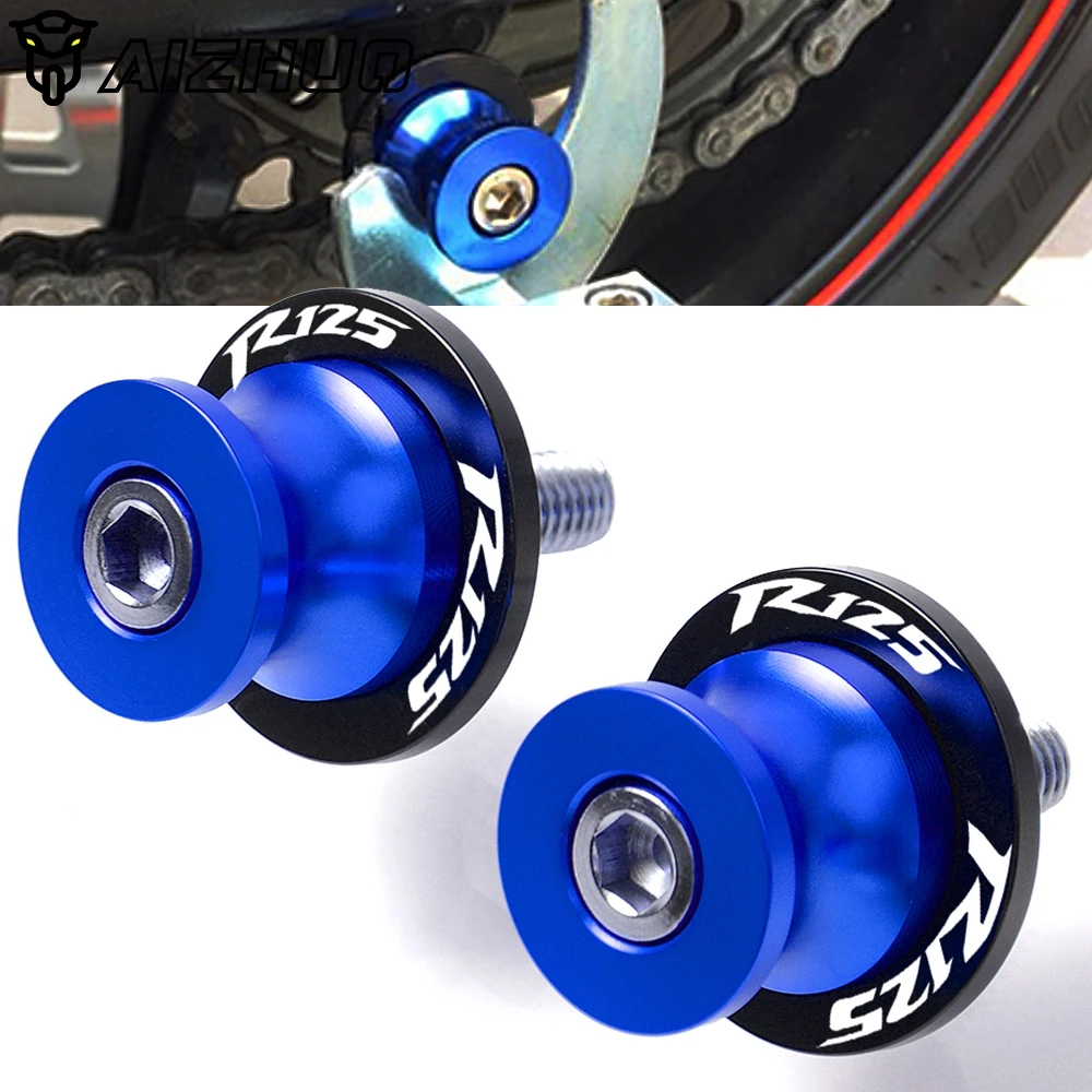 Аксессуары для мотоциклов M6 Swingarm Слайдеры Катушки стенд винты YAMAHA YZF R125 R 125 2008 2013