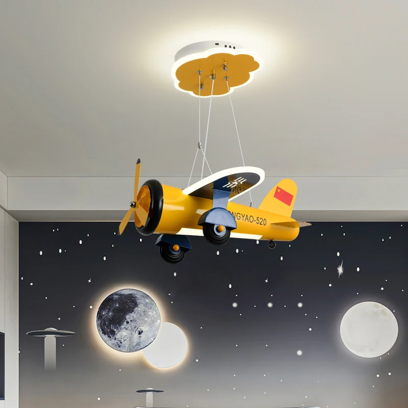 

Modern Led Ceiling Lights For Living Room Bedroom Cartoon Airplane LED Ceiling Lamp for Kids room baby boys girls bedroom lights