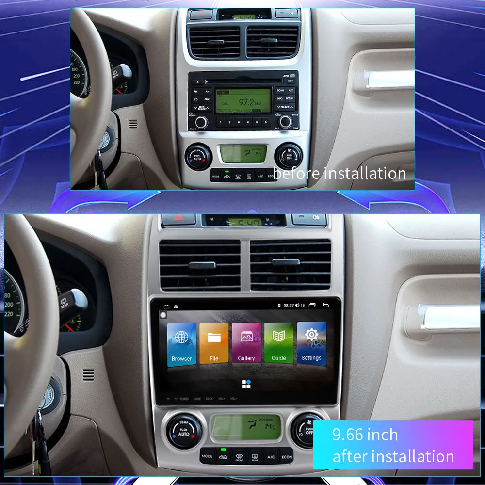 

Car Navigator For Kia Sportage 2005 9 Inch Android10 ISP HD Touch Screen Video Stereo Audio Multimedia Player GPS Navigation