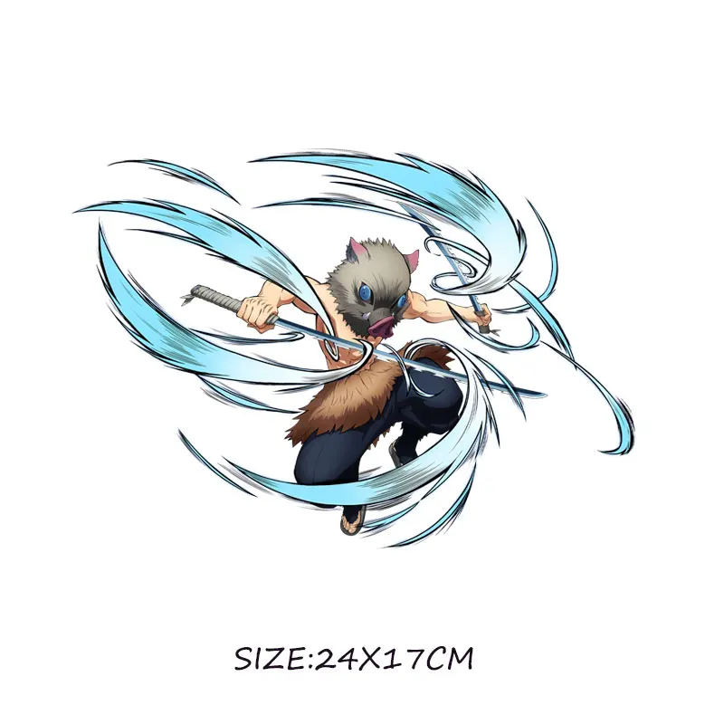 Японские Аниме моющиеся нашивки на одежду с героями термоклейкие переводные