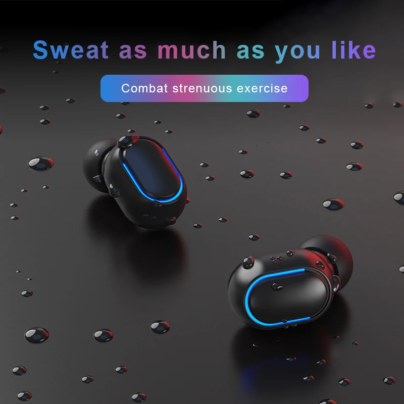 Новинка беспроводные наушники TWS Bluetooth 5 0 спортивные водонепроницаемые