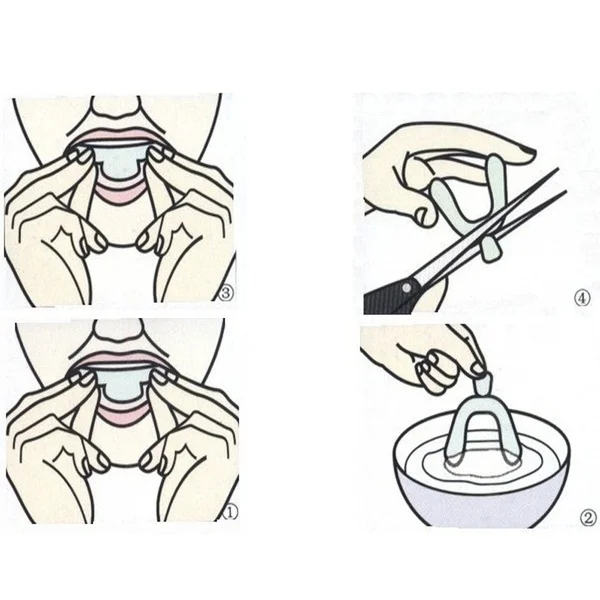 

3 Pairs Gel Teeth Whitening Dental Braces Mouth Trays Guard Thermo Gum Shield Remouldable Gum Shield Tooth Orthodontic Retainers