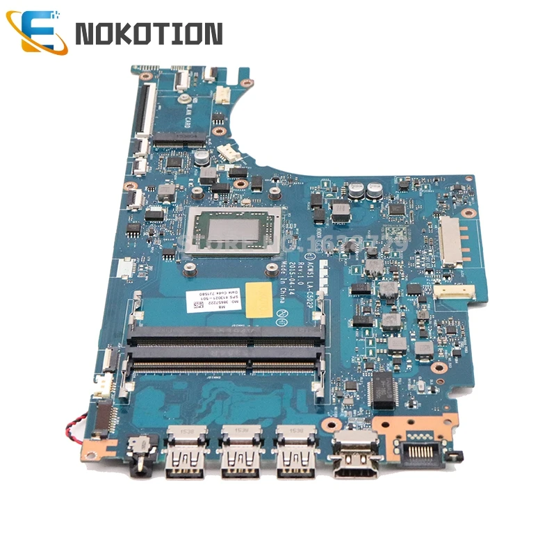NOKOTION 813021-501 813021-001 813021-601 материнская плата для ноутбука hp Envy M6-P113DX 15Z-AH M6-P ACW51 LA-C502P FX-8800P Процессор