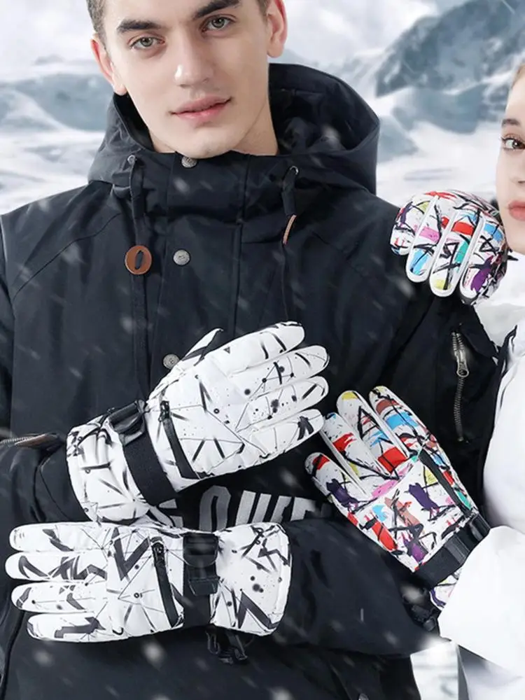 

Winter Skiing Screen Outdoor Sports Super Light Thermal Waterproof Windproof Mountaineering Motorcycle Wristbands Gloves