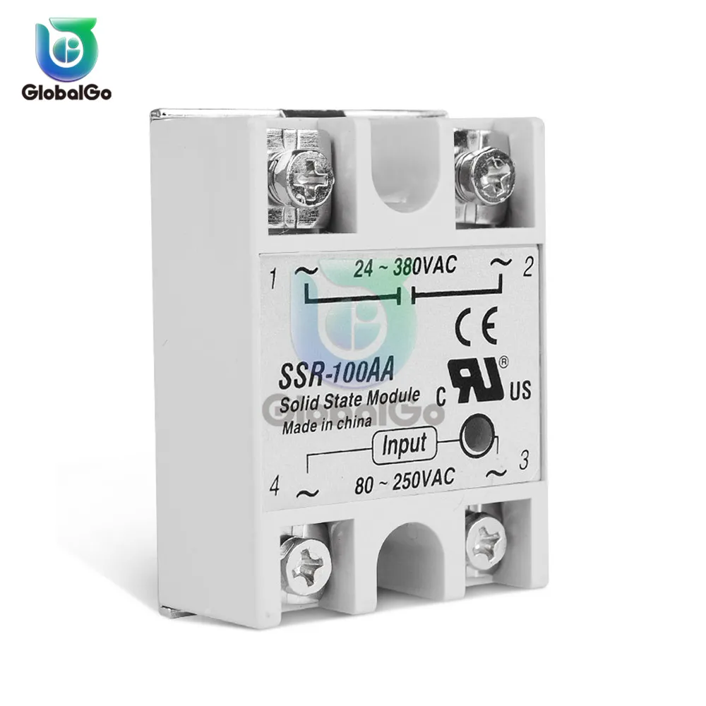 Однофазное твердотельное реле с пластиковым прозрачным покрытием|Реле| |