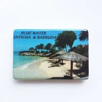 qiqipp antigua and barbuda creativity and beach tourism souvenir ceramic crafts magnetic refrigerator magnet