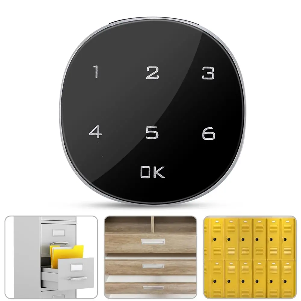 Цифровой электронный замок с кодовым кодом и сенсорным экраном для шкафа