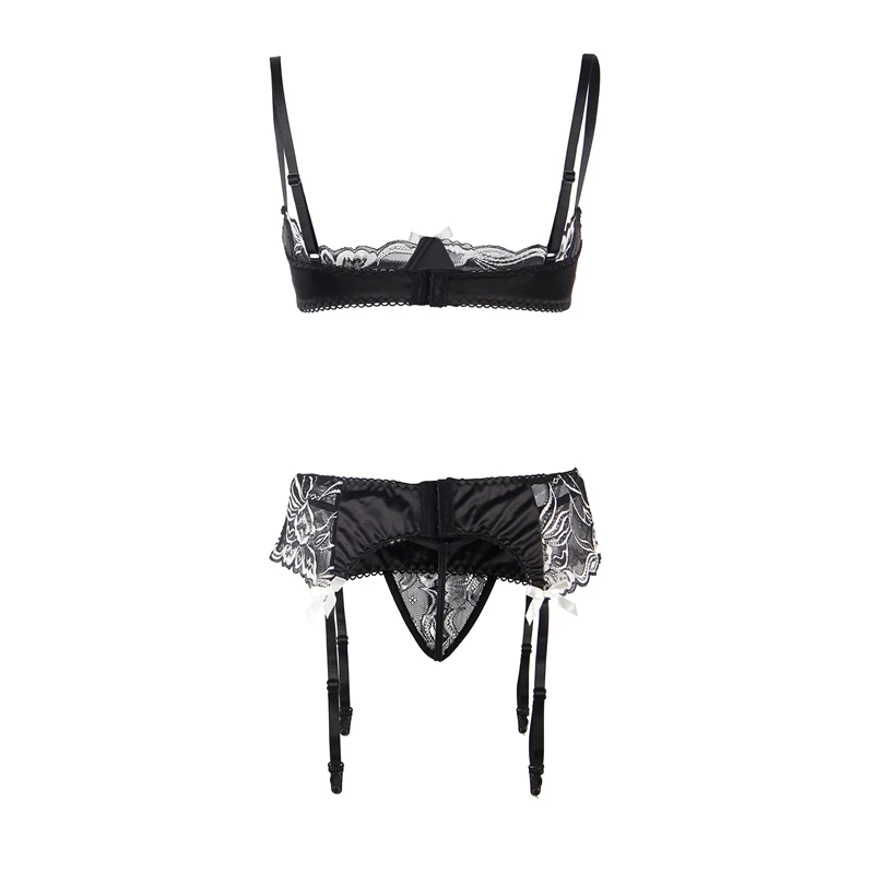 Сексуальное нижнее белье Ohyeahlover с открытым бюстом комплект бюстгальтером