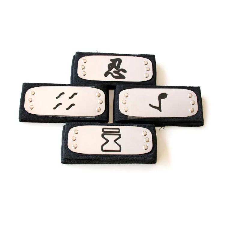 Дешевая повязка на голову в виде деревни листьев для аниме косплея Какаси Хатаке